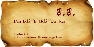 Bartók Bíborka névjegykártya